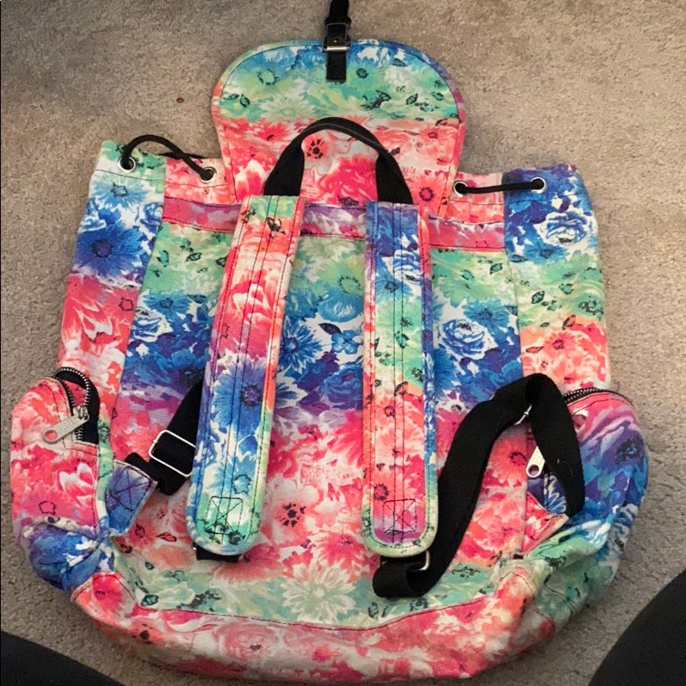 Pink Flower Backpack - image 5